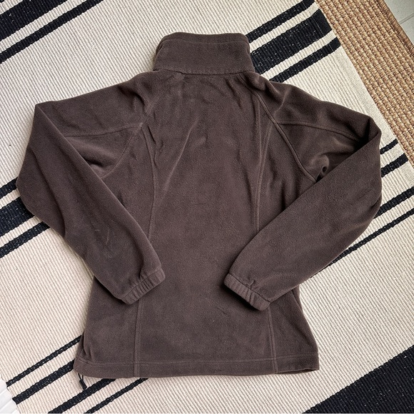 Columbia Women’s Zip Up Brown Fleece Jacket - Medium - Picture 2 of 3